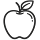 Healthy vending options icon